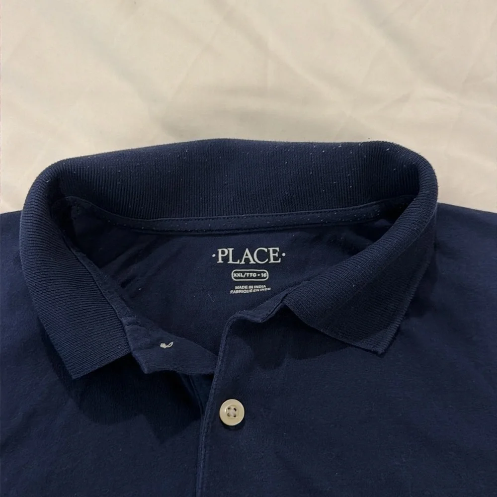 BOY XXL UNIFORM POLO BUNDLE. CHILDRENS PLACE & OLD NAVY. GUC.